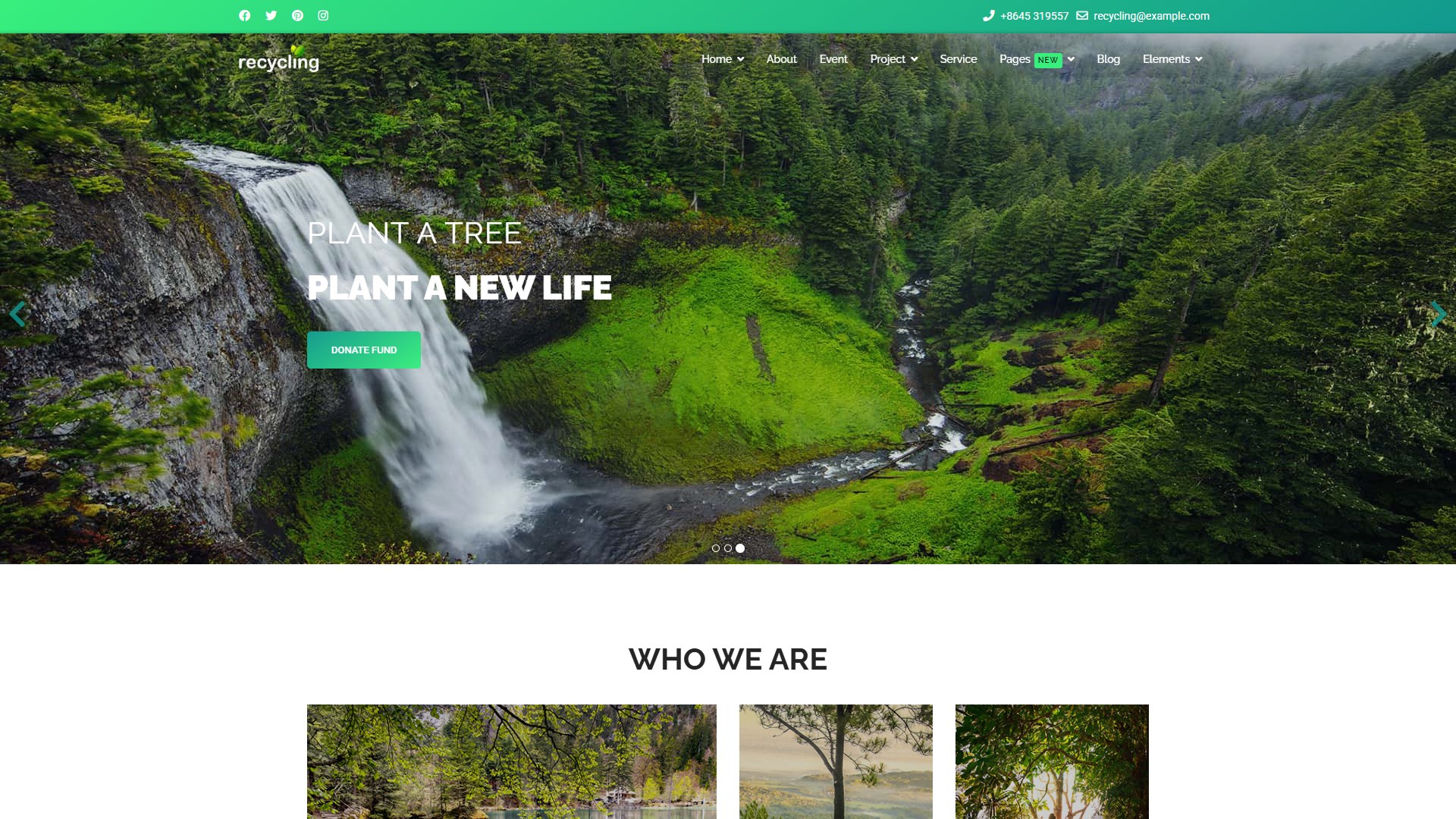 Joomla Template Preview